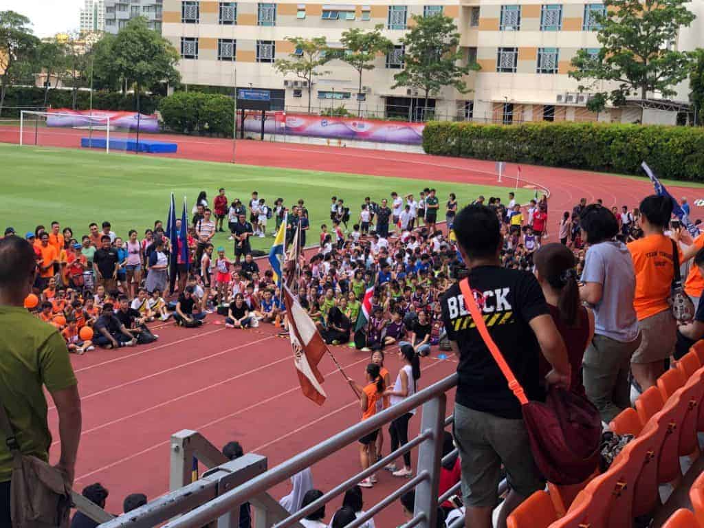 Temasek Primary School in NATIONAL SCHOOL GAMES SPSSC 60th Track and Field Championships 2019