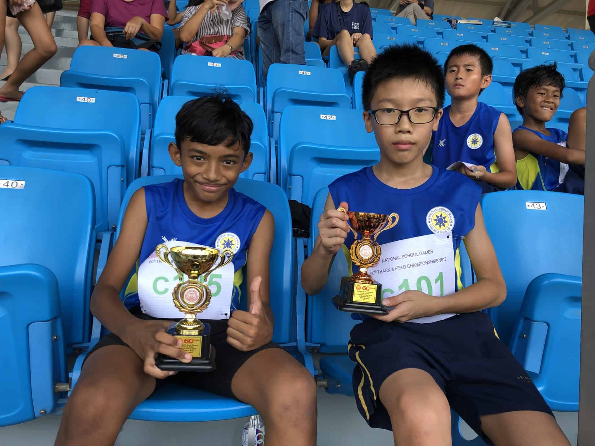 Sembawang Primary School in NATIONAL SCHOOL GAMES SPSSC 60th Track and Field Championships 2019